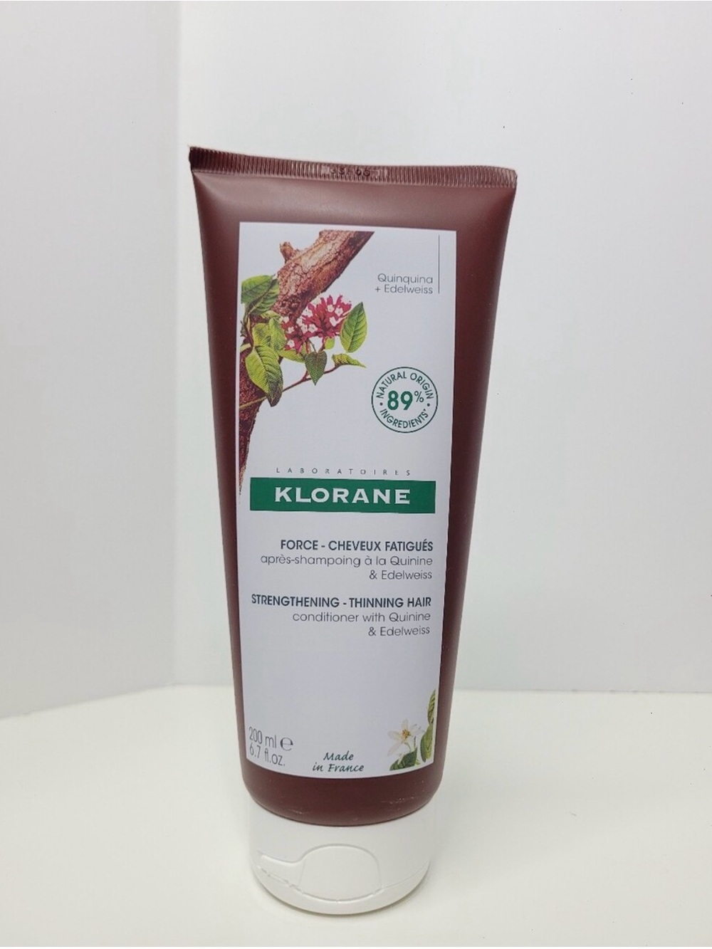 Sealed Klorane Quinine Edelweiss REVITALIZING CONDITIONER
THINNING HAIR France